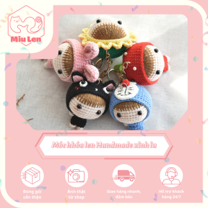 Móc khóa len handmade
