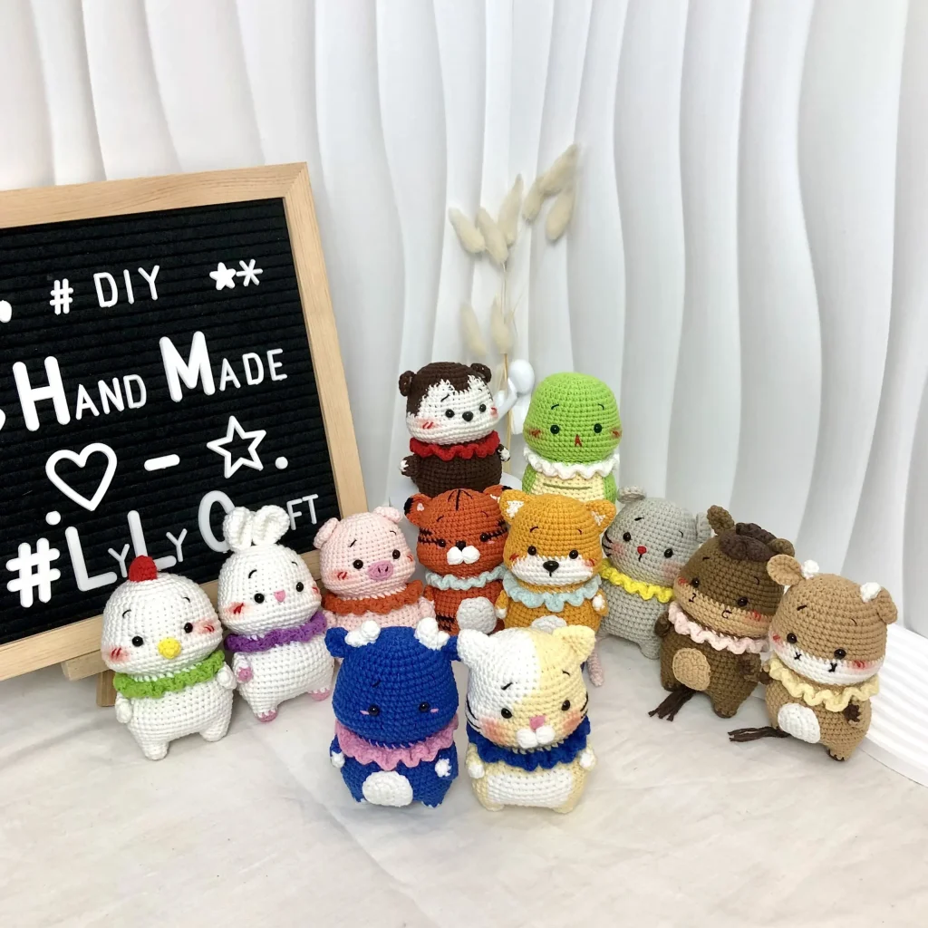 gấu len amigurumi handmade